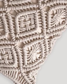 Funda de cojín Mumbai Macramé