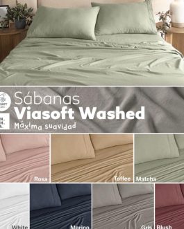 Sábanas Viasoft Washed